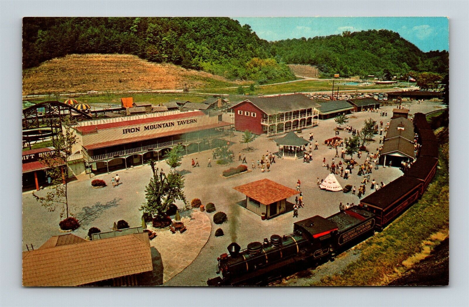 1966 Gold Rush Junction Pigeon Forge TN Brass Horseshoe Dollywood Henderson