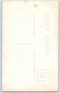 RPPC Barbershop Interior Real Photo Postcard