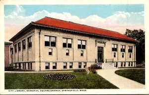 Massachusetts Springfield City Library Memorial Square Branch