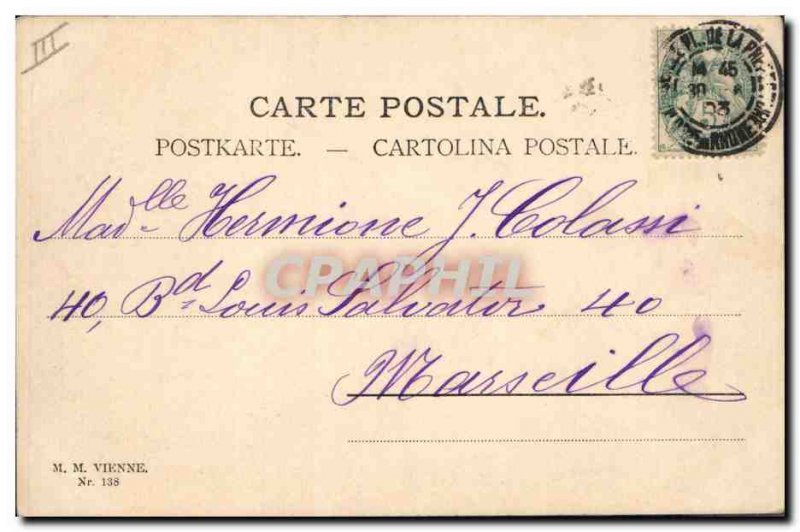 Old Postcard Fantasy Illustrator Child Lamb Sheep