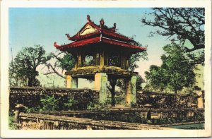 Vietnam Hanoi Temple of Literature Cochinchina Postcard 02.75