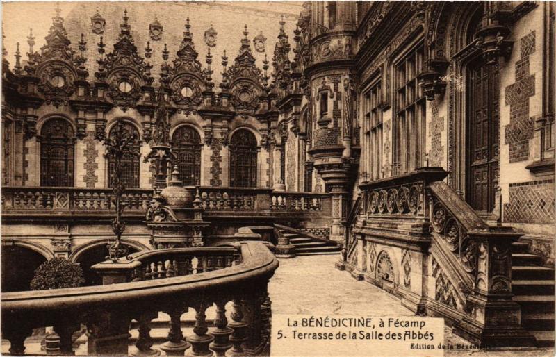 CPA La Benedictine a FÉCAMP-Terrasse de la Salle des Abbes (269431)