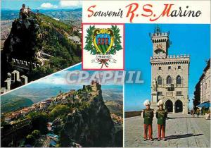 Modern Postcard Souvenir R S Marino Army