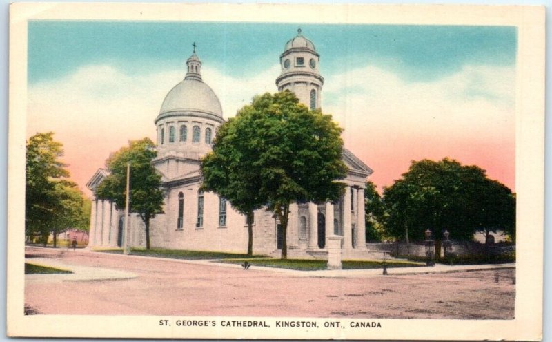 Postcard - St. George's Cathedral, Kingston, Ontario, Canada