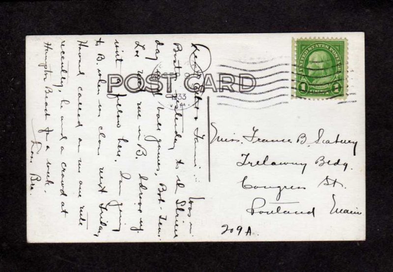 NH Farragut Ledge House Rye Beach New Hampshire Real Photo Postcard RPPC RP