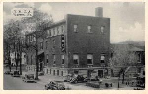 Warren Pennsylvania YMCA Building Exterior View Antique Postcard J73413