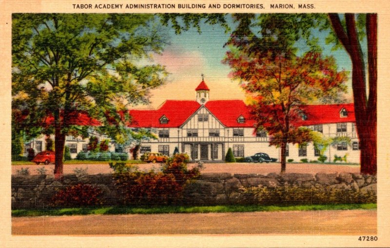 Massachusetts Marion Tabor Academy Administration Building and Dormitories 1956