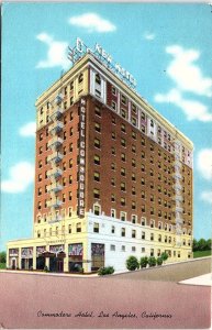 1930s LOS ANGELES CALIFORNIA NEW COMMODORE HOTEL POSTCARD 42-280