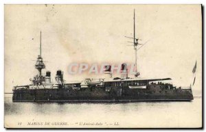 Old Postcard Boat War L & # 39Amiral Dawn