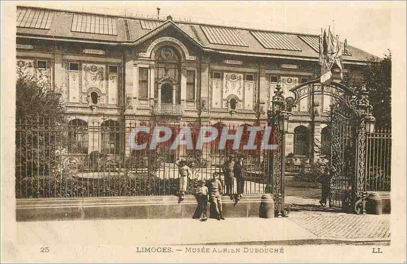 Old Postcard Limoges Musee Adrien Dubouche