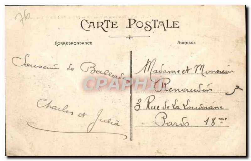 Old Postcard Environs de Rouen Bonsecours View Plateau