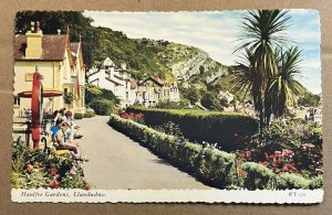 UNUSED POSTCARD - HAULFRE GARDENS, LLANDUDNO, WALES