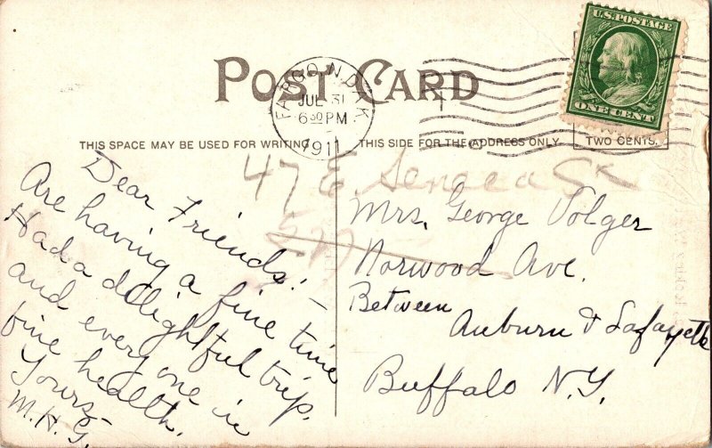 Views of Fargo ND, Northern Pacific Ave c1911 Vintage Postcard N67