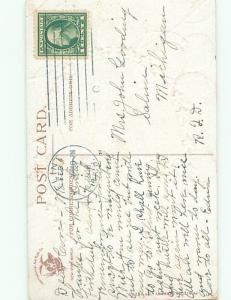 Divided-Back GEORGE WASHINGTON SCENE Patriotic Postcard AB0198