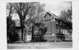 Kentland Indiana~Alexander J Kent High School~Newton County~Vintage RPPC