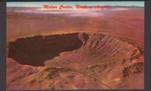 Great Meteor Crater of Arizona, 570 feet deep and 4,000 feet across - Chrome