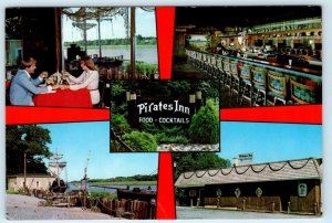 MT. LAUREL, New Jersey NJ ~ Roadside PIRATES INN Restaurant 4x6 Postcard