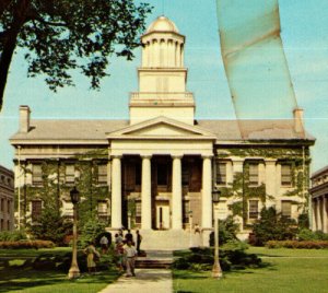 First Capitol Of Iowa University Iowa City Iowa Vintage Standard View Postcard 