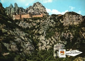 Postcard Monastery Record De Montserrat Eurio Ediciones Spain