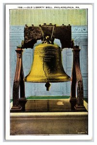 Liberty Bell Independence Hall Philadelphia Pennsylvania PA UNP WB Postcard T21