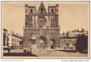 France Lyon La Cathedrale Saint-Jean 1937