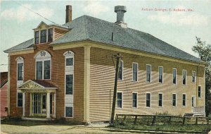 Postcard C-1910 Maine Auburn Grange roadside 22-12814