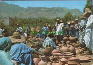 Morocco Postcard - Souk of The Potters in Tanger RR13990