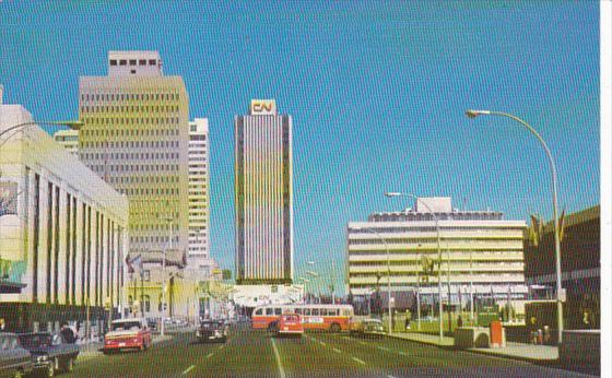 Canada City Hall and CN Towers Edmonton Alberta