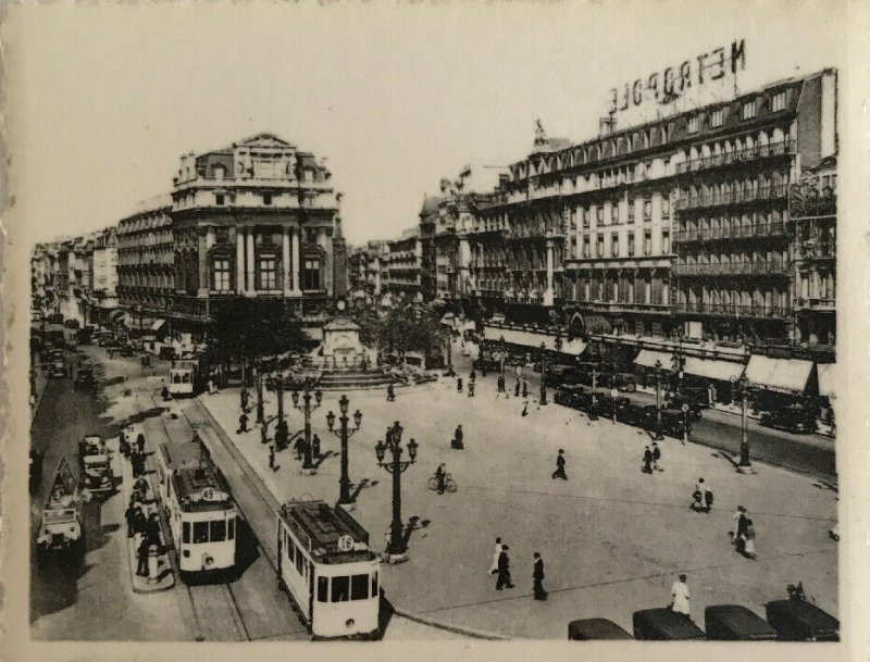 Vintage Bruxelles - Brussels 10 Photo Snapshots Postcard- Albert Series