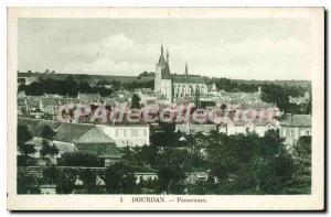 Old Postcard Panorama Dourdan