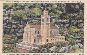 Alabama Saint Bernard College Replica Of Abbey Church Now Under Construction