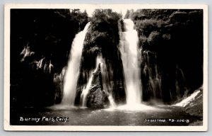 Burney Falls California RPPC JH Eastman Photo Postcard E25