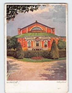 Postcard Festspielhaus, Bayreuth, Germany