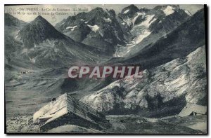 Old Postcard Dauphine the Lautaret pass the Massif de la Meije seen from the ...