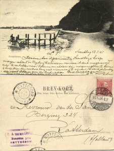 denmark, SVENDBORG, Prinsebroen (1905) Postcard