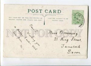 289420 UK Dorchester Holy Trinity Church Vintage 1906 year RPPC