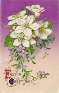 Easter Greetings - Spring Flowers - DPO 1911 Vesper NY - John Winsch - DB