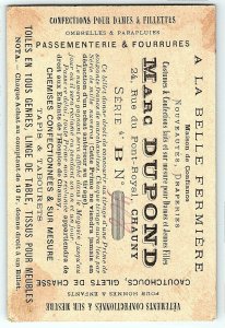 Marc Dupond Trade Card French Victorian Garde-Francaise Porte-Drapeau Horse Flag 