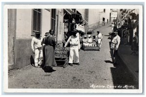 Madeira Portugal Postcard Monte Car c1940's Vintage Posted RPPC Photo