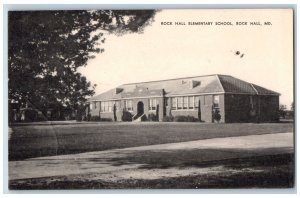 Rock Hall Maryland MD RPPC Photo Postcard Rock Hall Elementary School c1910's