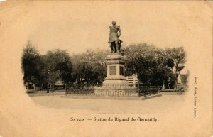 CPA AK INDOCHINA Saigon Statue de Rigaud de Genouilly VIETNAM (957392)