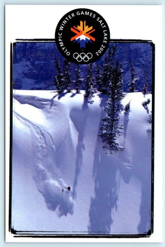 2 ~ 4x6 Postcards SALT LAKE CITY, Utah UT ~ 2002 OLYMPICS Skiing Scenes