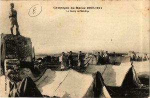 CPA AK Campagne du MAROC 1907-1911 Le Camp de Mehdiya MAROC (720376)