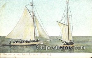 Atlantic City, New Jersey, NJ USA Sailboat Unused corner wear