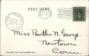 Bridgeport CT Main St. 1905 Used Postcard