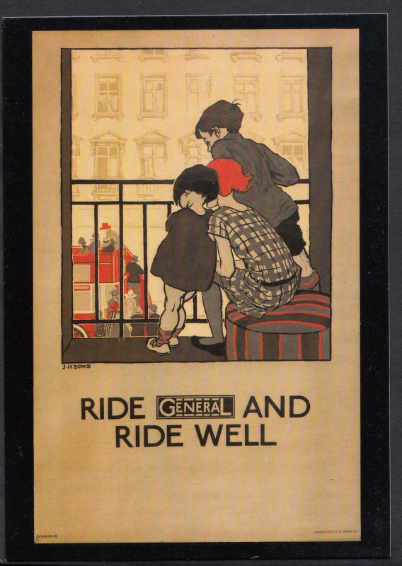 Advertising Postcard - Railway Transport - Ride General and Ride Well   A8390