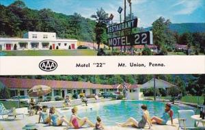 Motel 22 With Pool Mount Union Pennsylvania