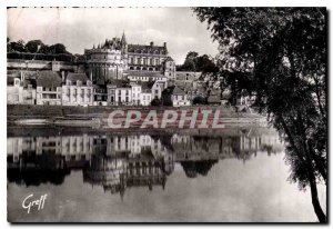 Postcard Modern Castles of Loire Chateau Amboise and the Loire