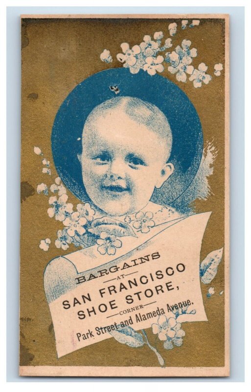1880s Bargains San Francisco, CA Shoe Store Cute Baby #1 F115