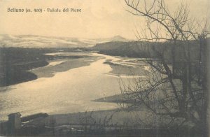 Italy Belluno the sacred river panorama 